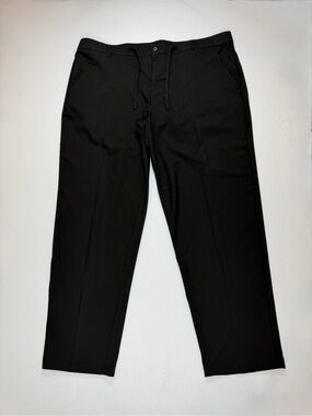 Goerge Men's Black Dress Pants - Modern Tailored Fit Size 42/30 Jersey type